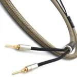 terminated 4mm speaker wire with Teflon dielectric