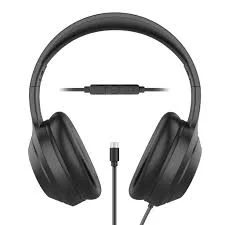 ic900 sentry usb-c folding headphones with inline mic and case