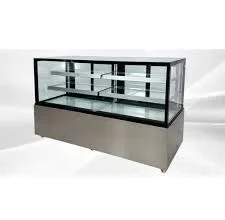 refrigerated display case sliding door flags