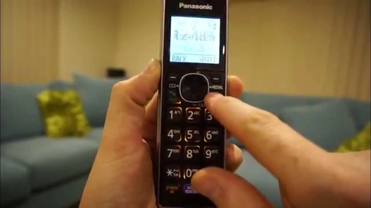 how to adjust ringer volume on panasonic cordless phone pnlc1077