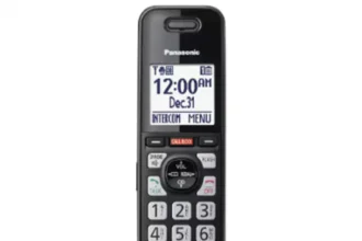 panasonic kx-tgf975 time reset on power outage automatically