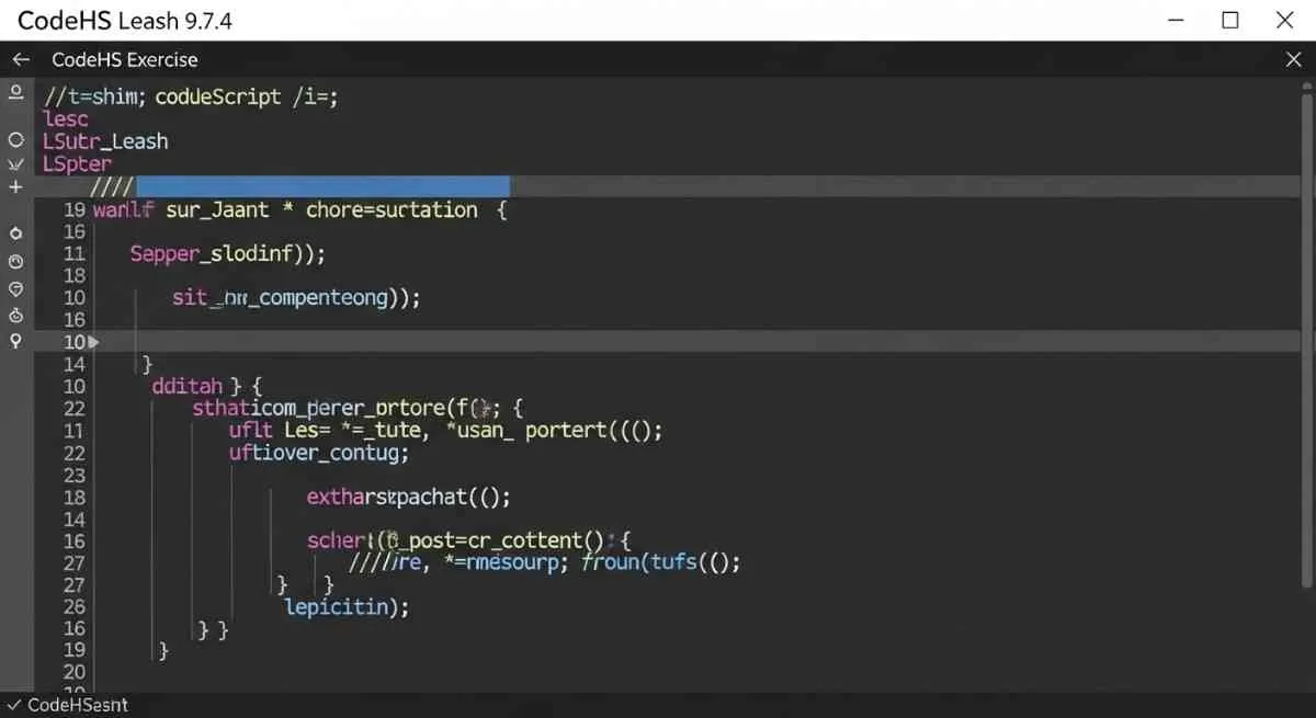 9.7.4 leash codehs answers